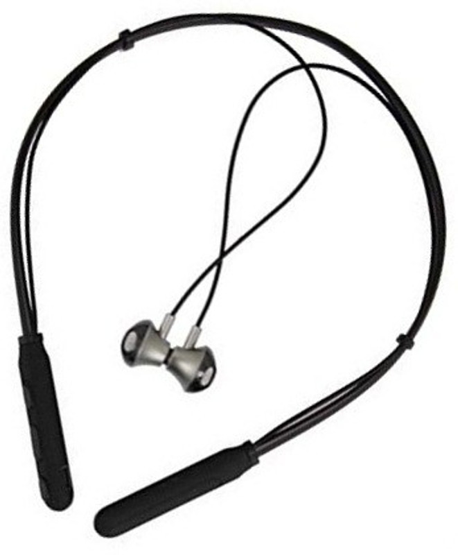 blueseed Extra Bass calls controls Noise Cancelling Stereo Sport Bluetooth Headset with Mic(Black, In the Ear)