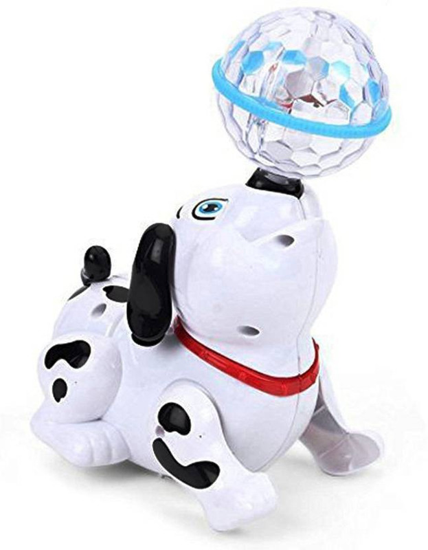 penadia Dancing Dog with Music Flashing Lights (White)(White)