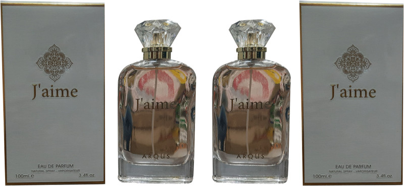arqus J'AIME ( PACK OFF 2) Eau de Parfum  -  100 ml(For Men & Women)