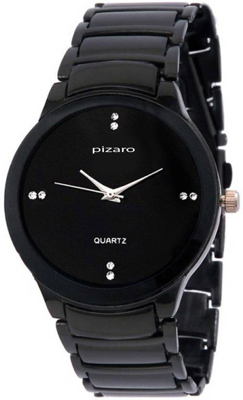pizaro new style black metal watch for men & women 223 Analog Watch  - For Men & Women