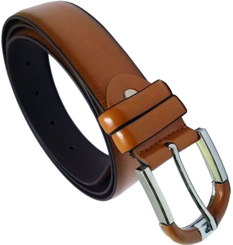 hydee Men Formal Tan Artificial Leather Belt