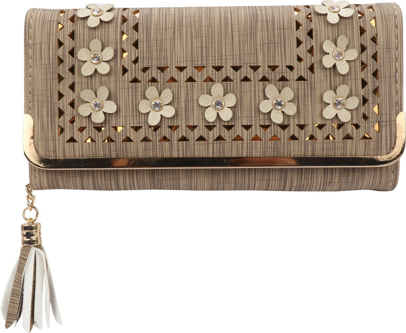 aims fusion Party Beige  Clutch