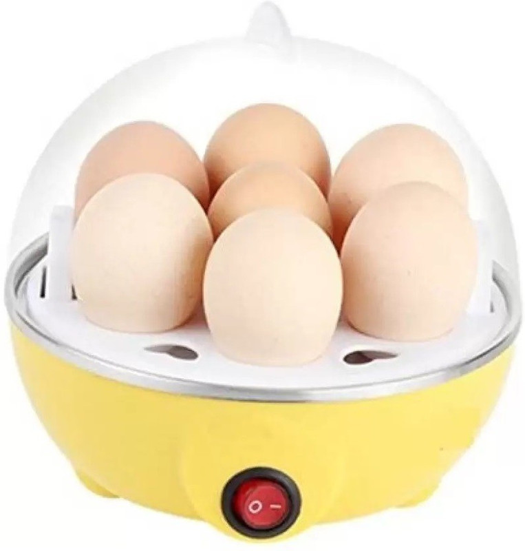Starbust Egg Boiler boils up to 7 Eggs to Perfection for Each time Chicken Cooker Stopped Automatically When Eggs are Cooked Done 1 Pc CW-227 Egg Cooker(7 Eggs)