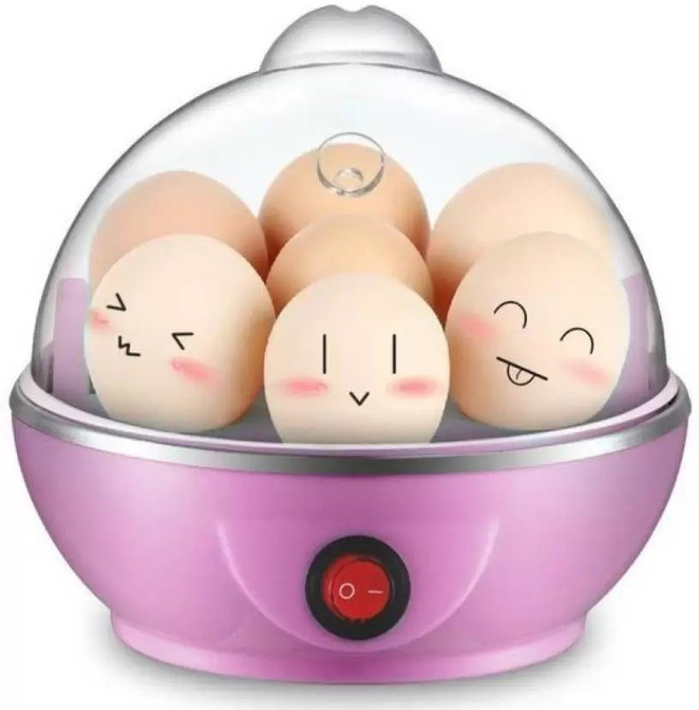 Starbust Egg Boiler boils up to 7 Eggs to Perfection for Each time Chicken Cooker Stopped Automatically When Eggs are Cooked Done 1 Pc CW-231 Egg Cooker(Multicolor, 7 Eggs)