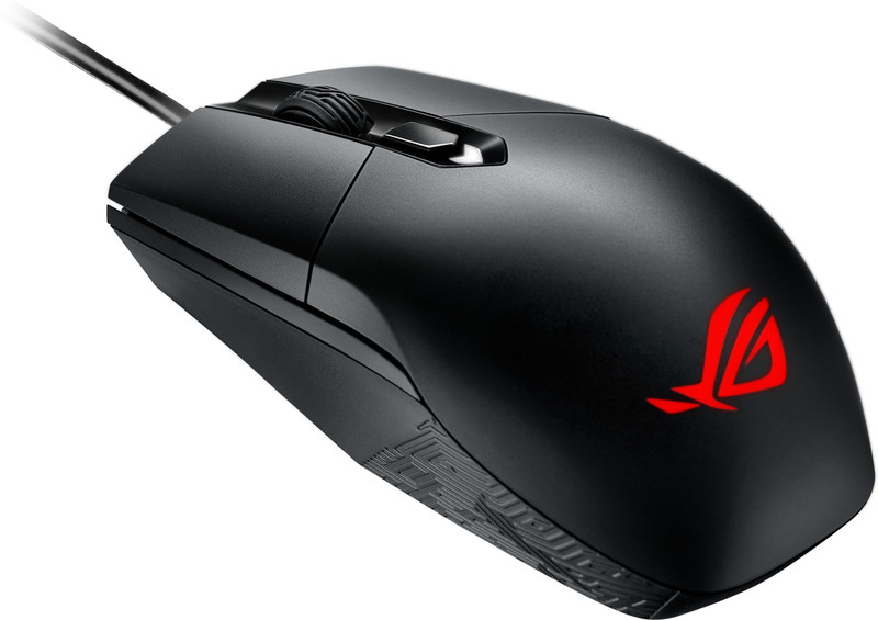 Asus ROG Strix Impact Wired Optical Gaming Mouse(USB 2.0, Black)