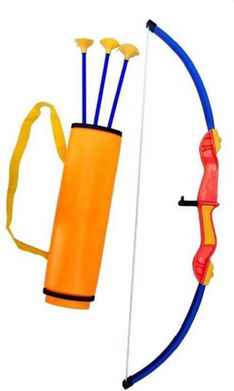 aleswick Big Size Archer Set with Quiver and 3 Suction Arrows - ROBIN HOOD (Multicolor)(Multicolor)