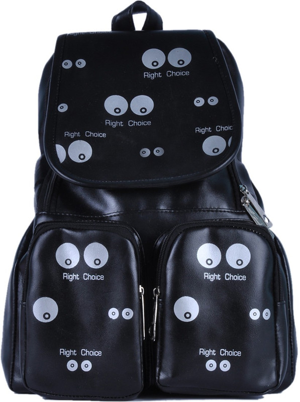 rightchoice (683) BLACK stylish tuff quality college school casual bag girl 20 L Backpack(Black)