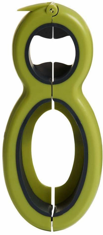 EBOFAB Bottle Opener Jar Opener Multi 6 in 1 Can Opener Kitchen Grippers to Remove Stubborn Lids Bottle Opener(Pack of 1)