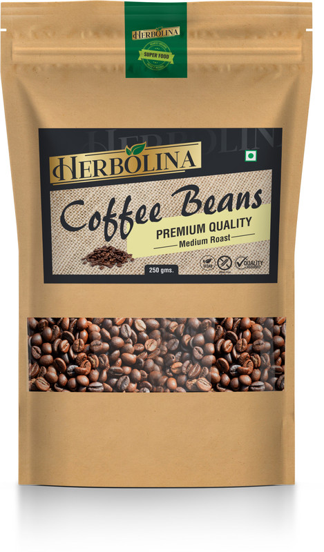 herbolina Coffee beans Roast & Ground Coffee(250 g)
