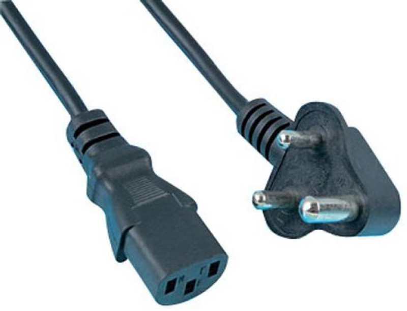 Gadget-Wagon 3 pin ,3 x 0.75 sq mm power cord for pc , printer, machines 10 meters 10 A 10 m Power Cord(Compatible with CPU, SMPS, Monitor, PC, Printer, Black, One Cable)