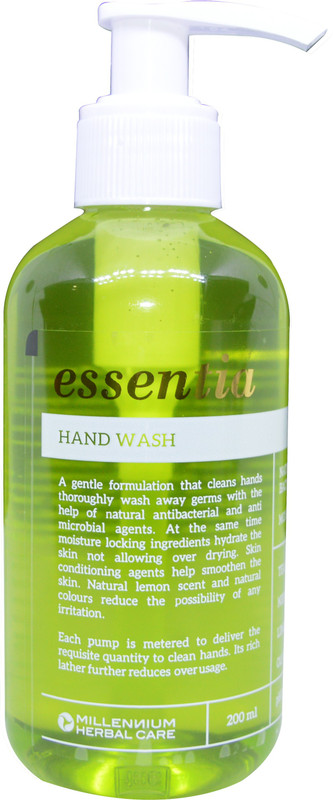 millennium herbal care ESSENTIA HAND WASH(200 ml, Pump Dispenser)