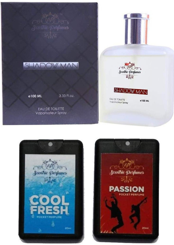 scentric shadow man with pocket perfume Eau de Toilette  -  100 ml(For Men)