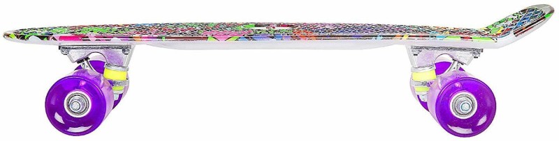 Strauss Cruiser PW 6 inch x 22 inch Skateboard(Multicolor, Pack of 1)