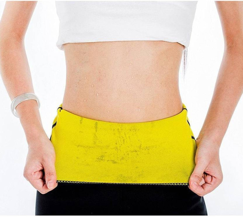 future fitness life Quality Unisex Hot Thermo Sweat Neoprene Shapers Slimming Tummy Trimmer Exercise Belt for Men & Women - XXXL Slimming Belt (Black) Slimming Belt(Black)