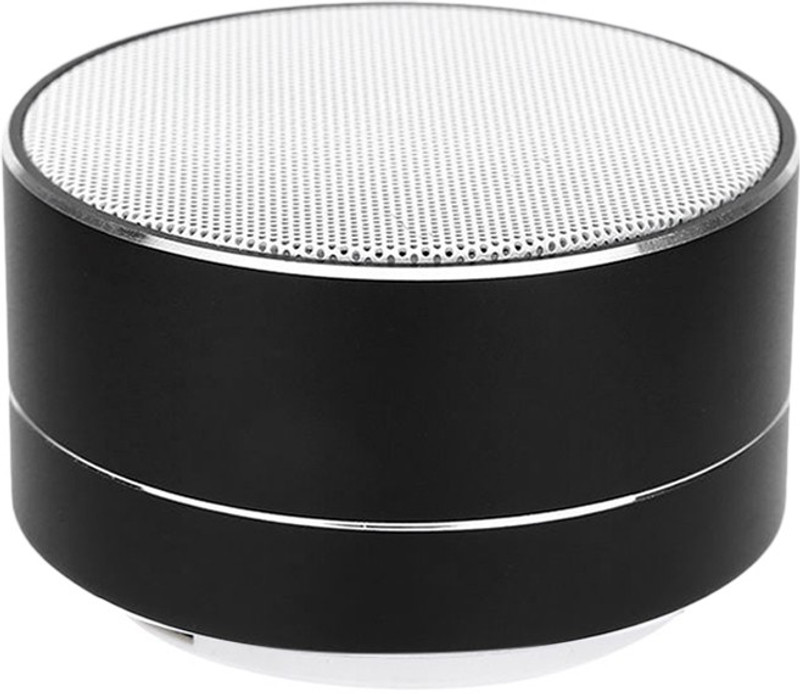 piqancy A10 Mini Wireless Aluminum Alloy LED Light TF Card 1 W Bluetooth  Speaker(Black, 2.1 Channel)