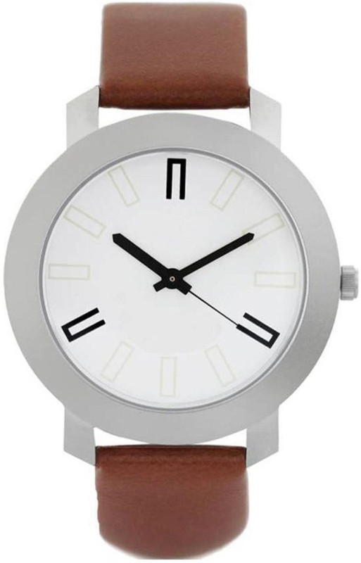 wulf1991 EGM-053 Silver and Brown Casual watch Analog Watch  - For Men & Women