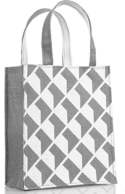 H&B Reusable Shopping Bag | Gift Bag | Tote Bag | Tiffin Bag -- Shadow - Gray Waterproof Lunch Bag(Grey, 10 L)
