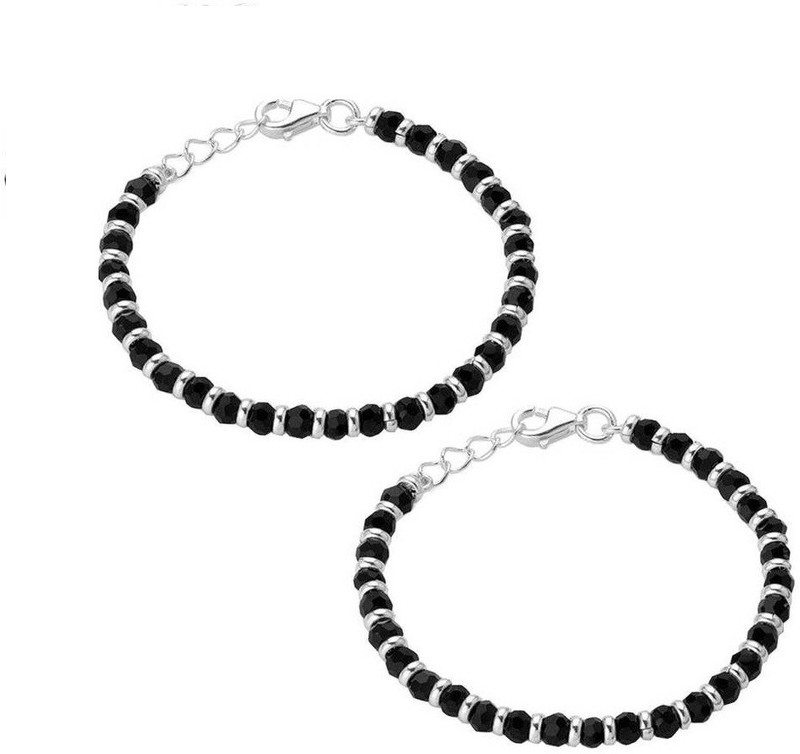 jaimy Silver Beads Sterling Silver Bracelet Set