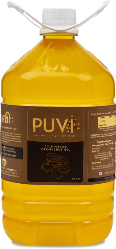 Puvi Cold Pressed Groundnut Peanut Oil Virgin Chekku Ghani 5