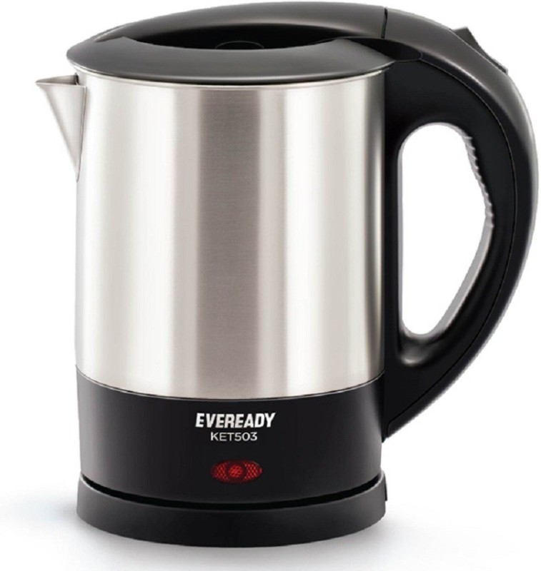 Eveready KET503 Electric Kettle(1 L, Silver)