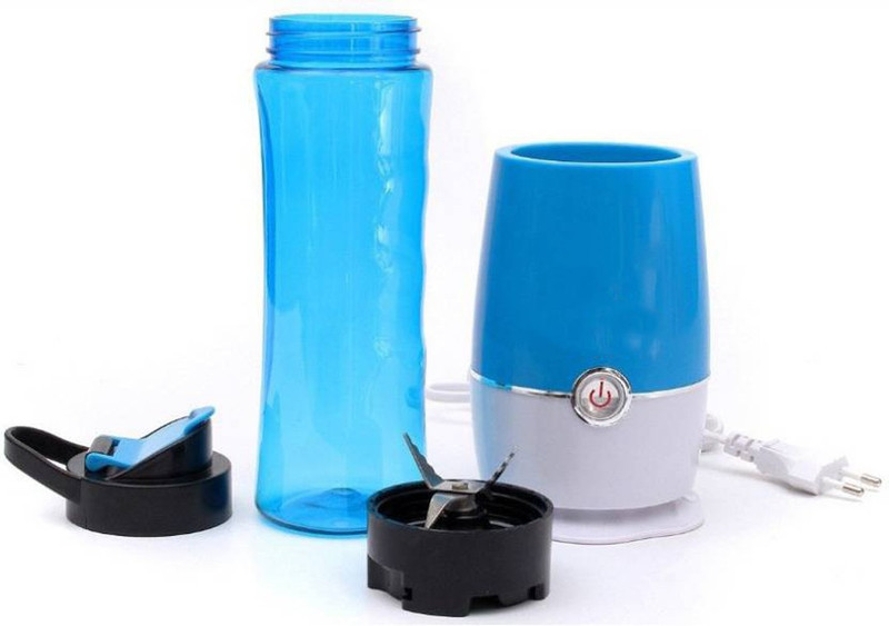 PENADIA Mini Juicer Fruit Mixer and Smoothie Maker Multifunction juicer 180 Juicer Mixer Grinder(Blue, 2 Jars)