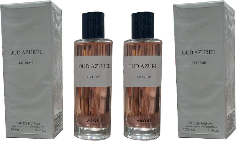 arqus OUD AZUREE ( PACK OFF 2) Eau de Parfum  -  100 ml(For Men & Women)
