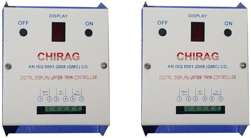 CHIRAG -SA Semi Automatic Water Level Controller (Pack of 2) Wired Sensor Security System CHIRAG -SA Semi Automatic Water Level Controller (Pack of 2) Wired Sensor Security System
