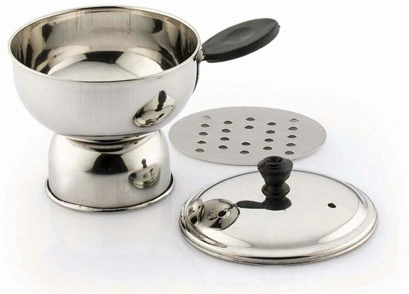 sivam Chiratta Puttu maker use with Pressure Cooker Steel Steamer(0.2 L)