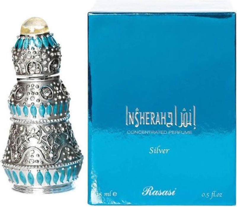Rasasi Insherah Silver Fragrance Pure Attar For Mens And Womens Floral Attar(Floral)