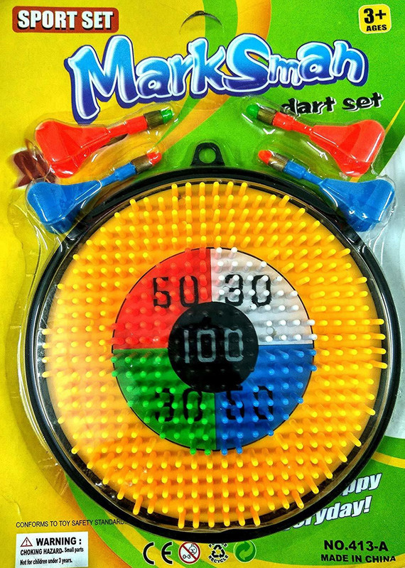 nextdoorcart Plastic Dart Board Game Toy With 2 Dart- Multicolor Board Game Board Game