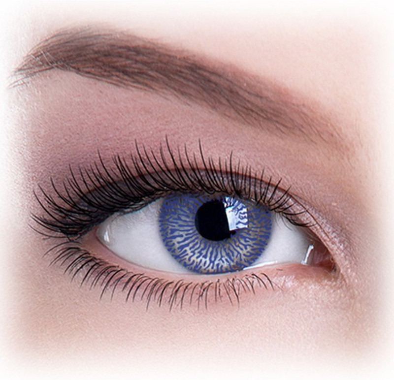 colour perfection Dark Blue Classic Contact lenses-Without Power Quaterly(0.00, Colored Contact Lenses, Pack of 1)