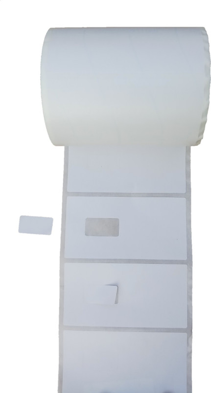 chromo 89 X 45 (WINDOW) LABEL 500 PCS PER ROLL (PACK OF 6 ROLLS) SELF ADHESIVE LABEL Paper Label(White)