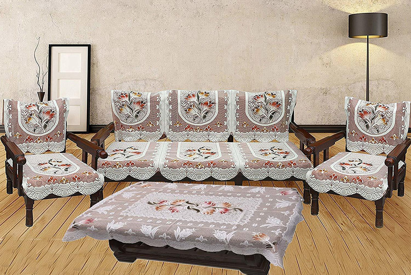 tavi creations Polyester Sofa Cover(Multi Pack of 6)