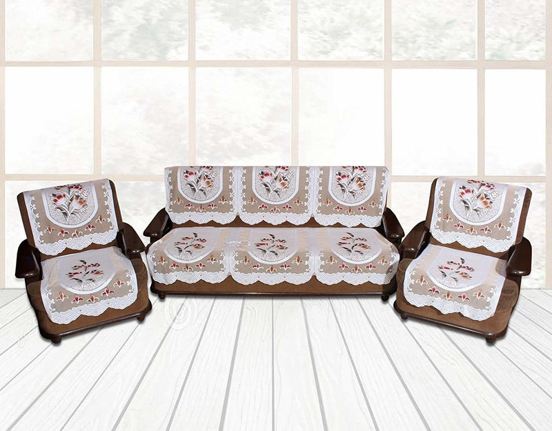 tavi creations Polyester Sofa Cover(Multi Pack of 6)