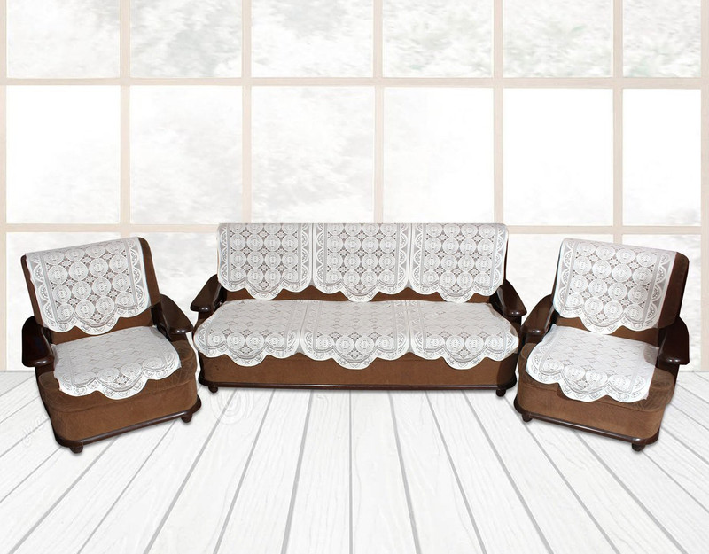 tavi creations Polyester Sofa Cover(Multi Pack of 6)