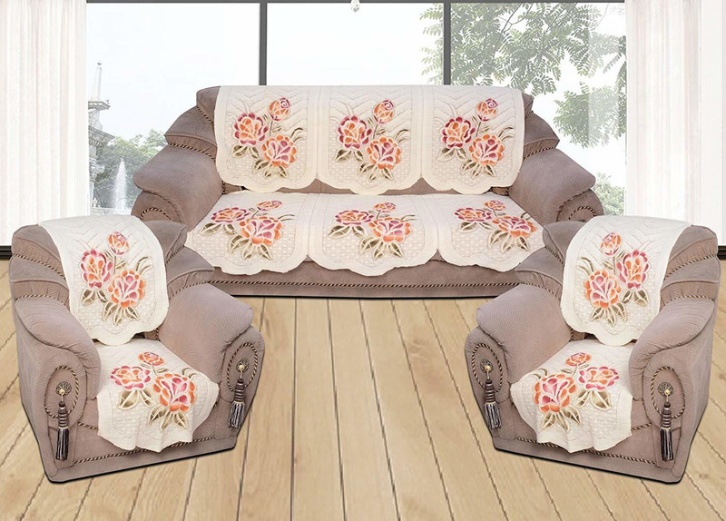 tavi creations Polyester Sofa Cover(Multi Pack of 6)