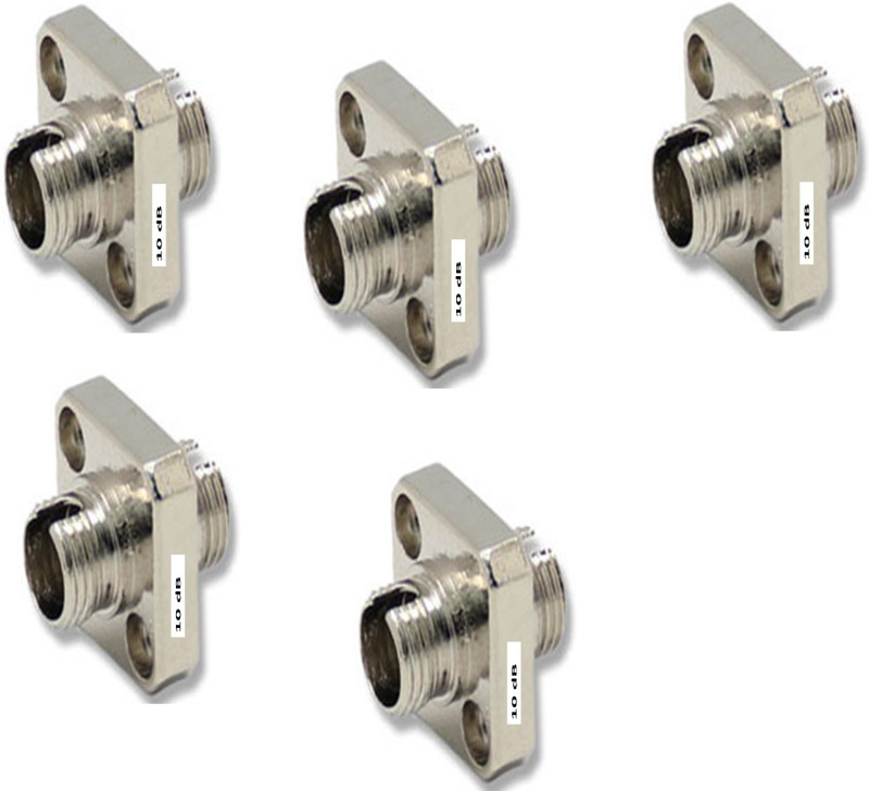 sunny telecom supports OPTICAL FIBER FC PC(10 dB)attenuator 5 pcs OPTICAL FIBER Wire Connector(Steel, Pack of 5)