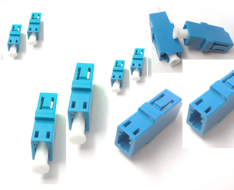 sunny telecom supports OPTICAL FIBER LC PC(ZERO dB) ADAPTER/COUPLER 10 pcs OPTICAL FIBER Wire Connector(Blue, Pack of 10)