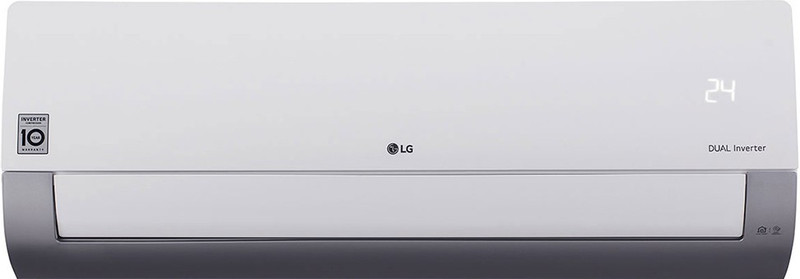 LG 1 Ton 3 Star Split Inverter AC - White, Grey(KS-Q12MWXD, Copper Condenser)