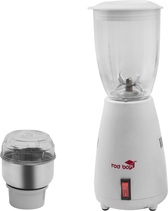 Redbox ISM01 India's smallest with 2 Jar 250 Mixer Grinder(White, 2 Jars)