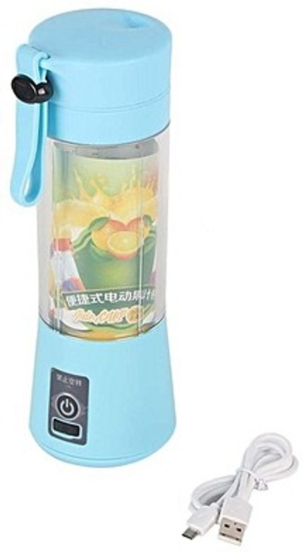 srtrader pro Portable USB Electric Juicer/Blender 1 W Juicer 1 Juicer Mixer Grinder(Blue, 1 Jar)
