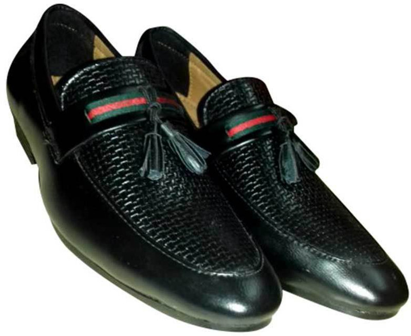 jkt Men's Office Causal Loafer Shoes Synthetic Leather with TPR Sole Loafers For Men (Tan) Loafers For Men(Black)