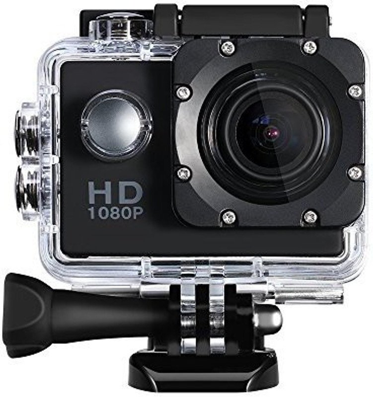 Rhobos 1080PAction 1080p Sports Action Camera With Multi Language & Micro SD Card Slot Sports and Action Camera(Multicolor, 12 MP)