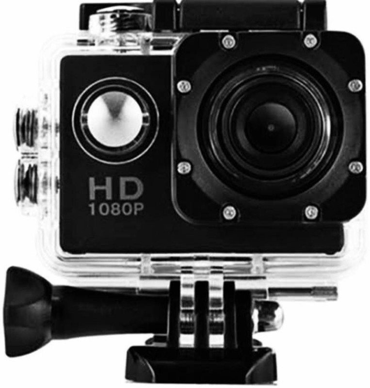 Buy Genuine HD 1080P Waterproof Sports Action Camera with Micro SD Card Slot and Multi Language Video Sports and Action Camera(Black, 12 MP)