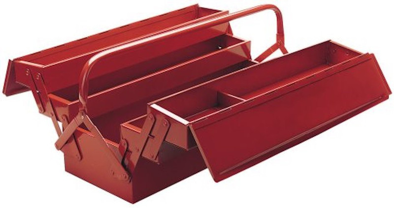 ship brand 5 compartment Ship brand metal tool box Tool Box with Tray