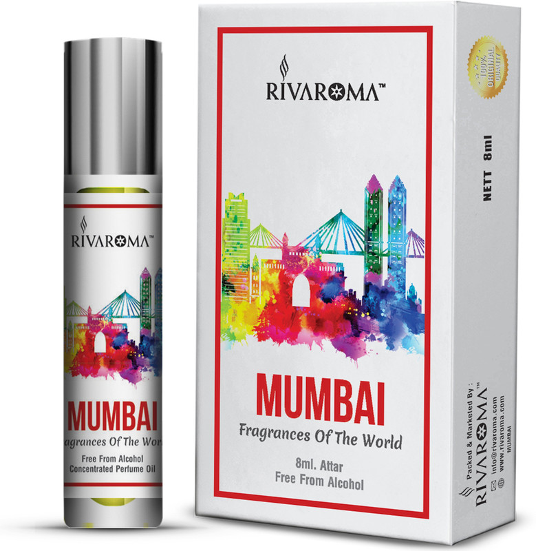 Rivaroma Roll On ( MUMBAI ) 8 ml Floral Attar(Floral)