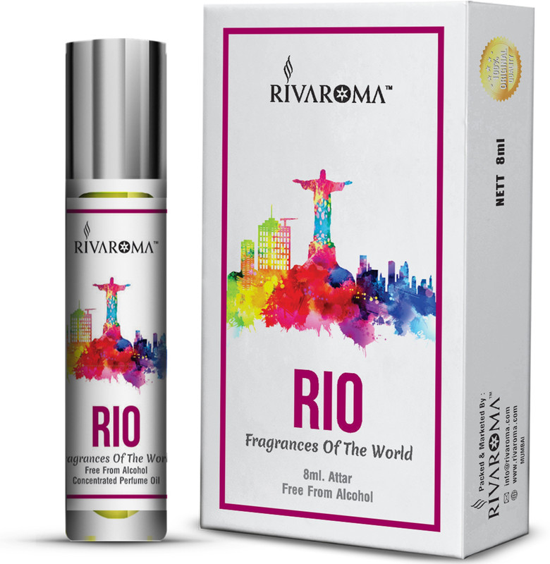 Rivaroma Roll On ( RIO ) 8 ml Floral Attar(Floral)