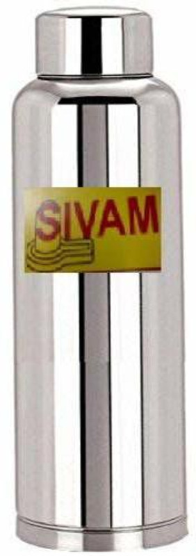 sivam Stainless Steel Water Bottle 700ml Silver 700 ml Bottle(Pack of 1, Silver)