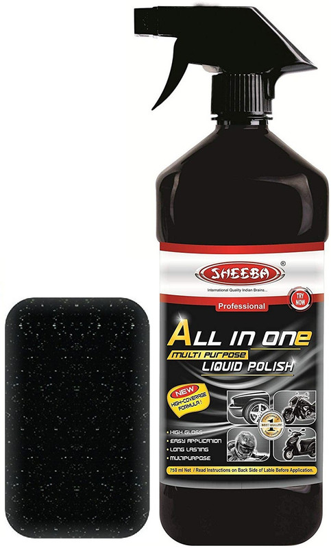 Sheeba Liquid Car Polish for Exterior, Leather, Dashboard, Metal Parts(750 ml)