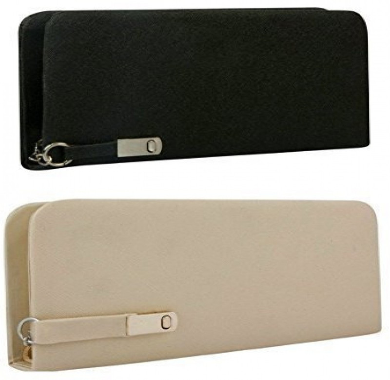 medfire Party, Formal, Casual Black, Cream  Clutch